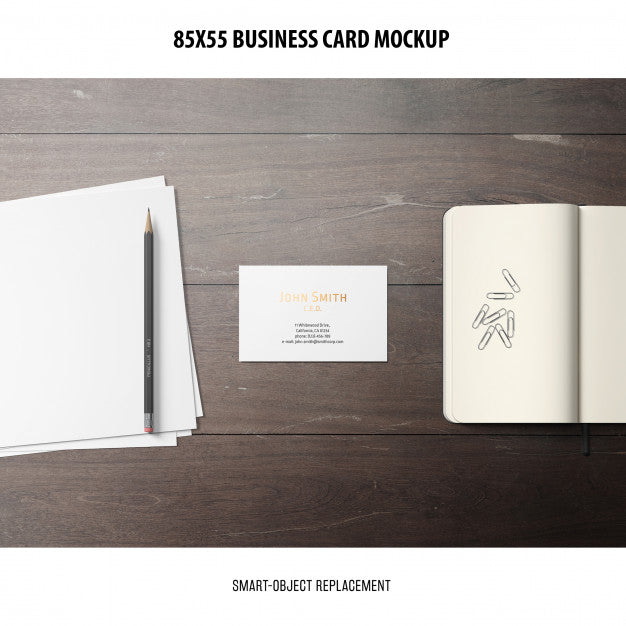 Free Business Card Mockup Psd