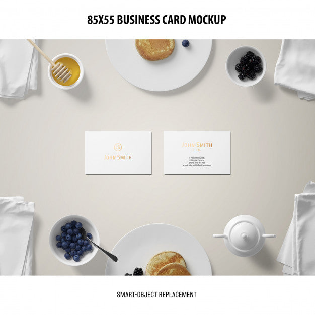 Free Business Card Mockup Psd