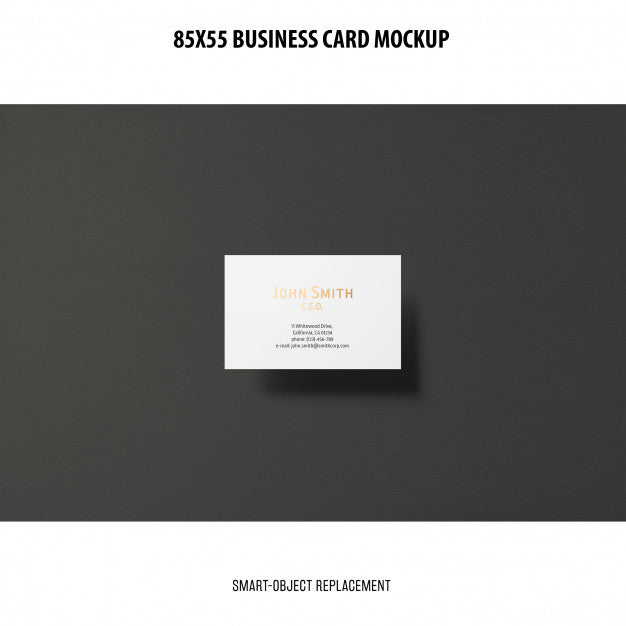 Free Business Card Mockup Psd