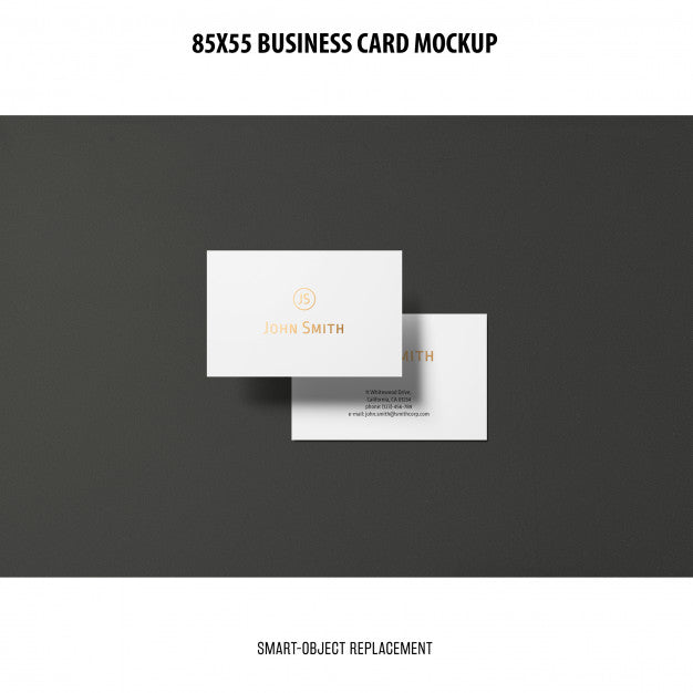 Free Business Card Mockup Psd