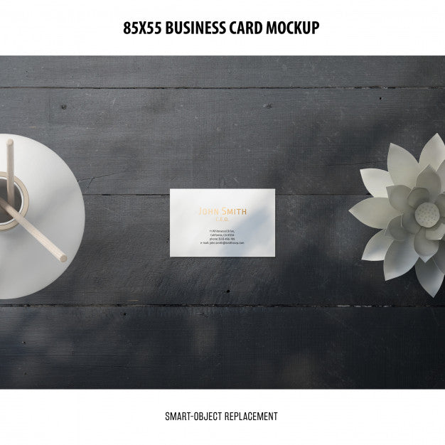 Free Business Card Mockup Psd