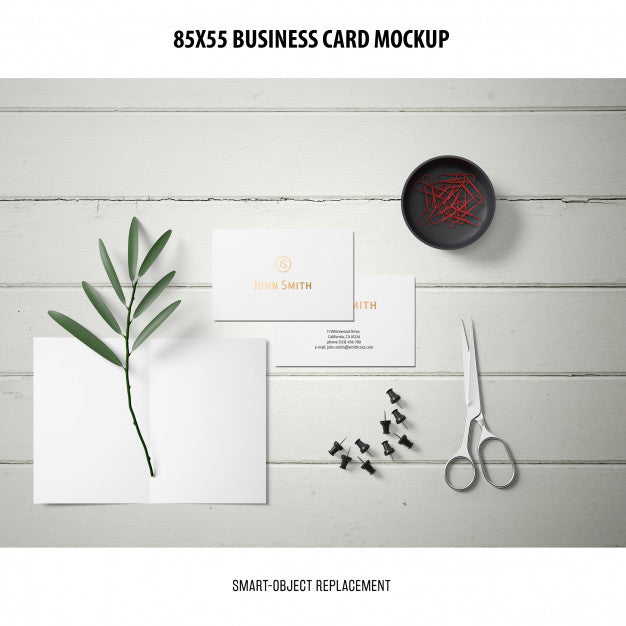 Free Business Card Mockup Psd