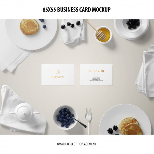 Free Business Card Mockup Psd