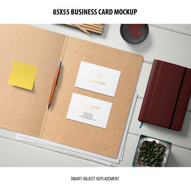 Free Business Card Mockup Psd