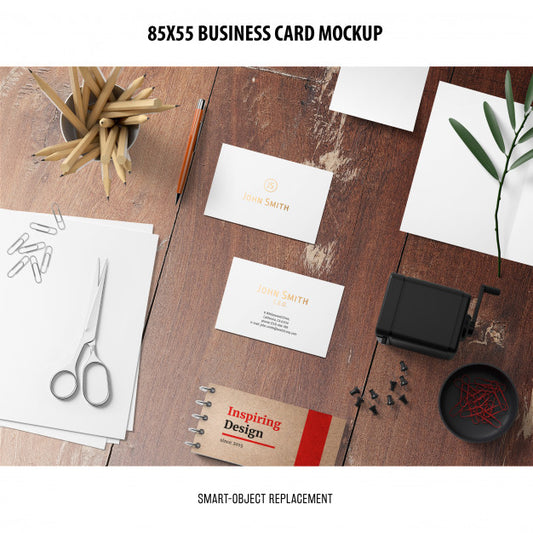 Free Business Card Mockup Psd