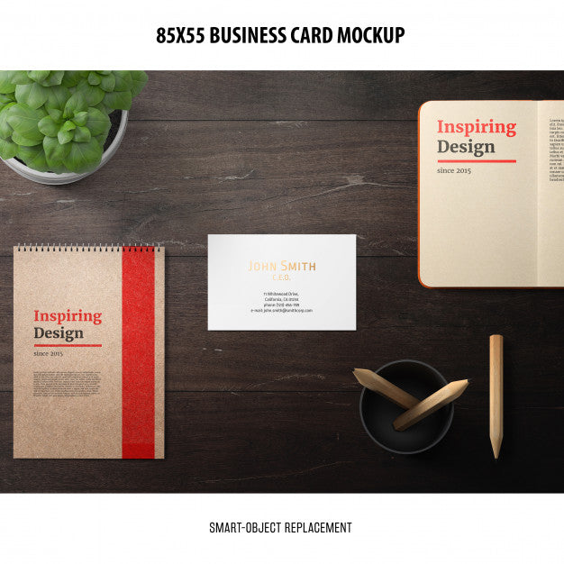 Free Business Card Mockup Psd