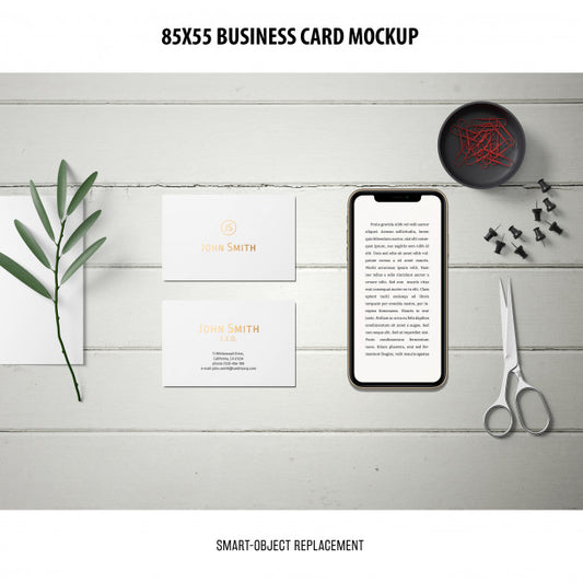 Free Business Card Mockup Psd