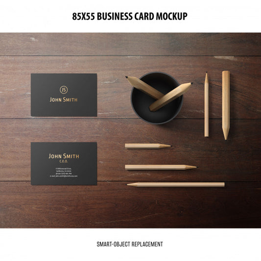 Free Business Card Mockup Psd