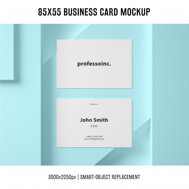 Free Business Card Mockup Psd