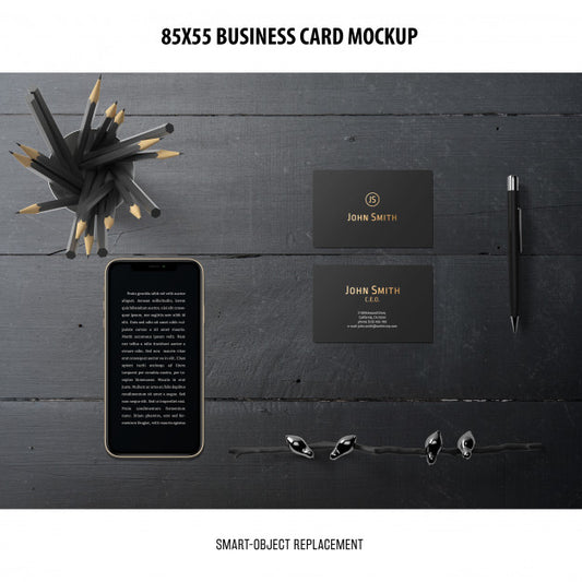 Free Business Card Mockup Psd