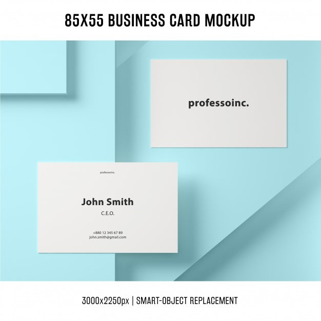 Free Business Card Mockup Psd