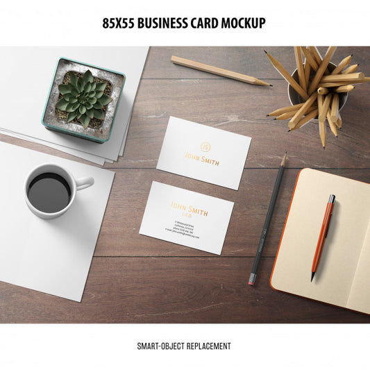 Free Business Card Mockup Psd