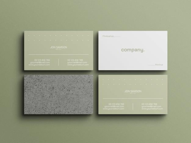 Free Business Card Mockup Psd