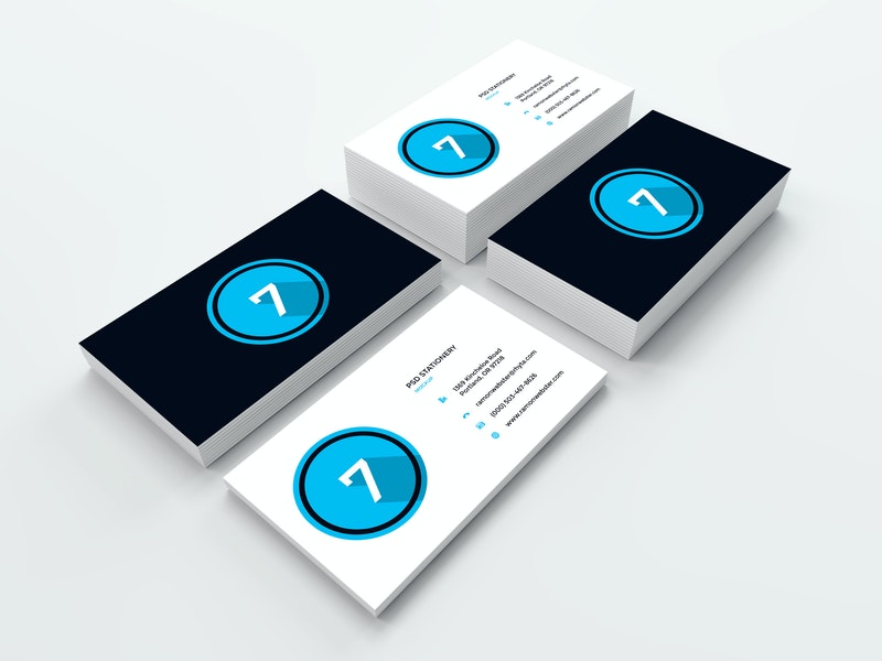 Free Business Card Mockup Vol.11