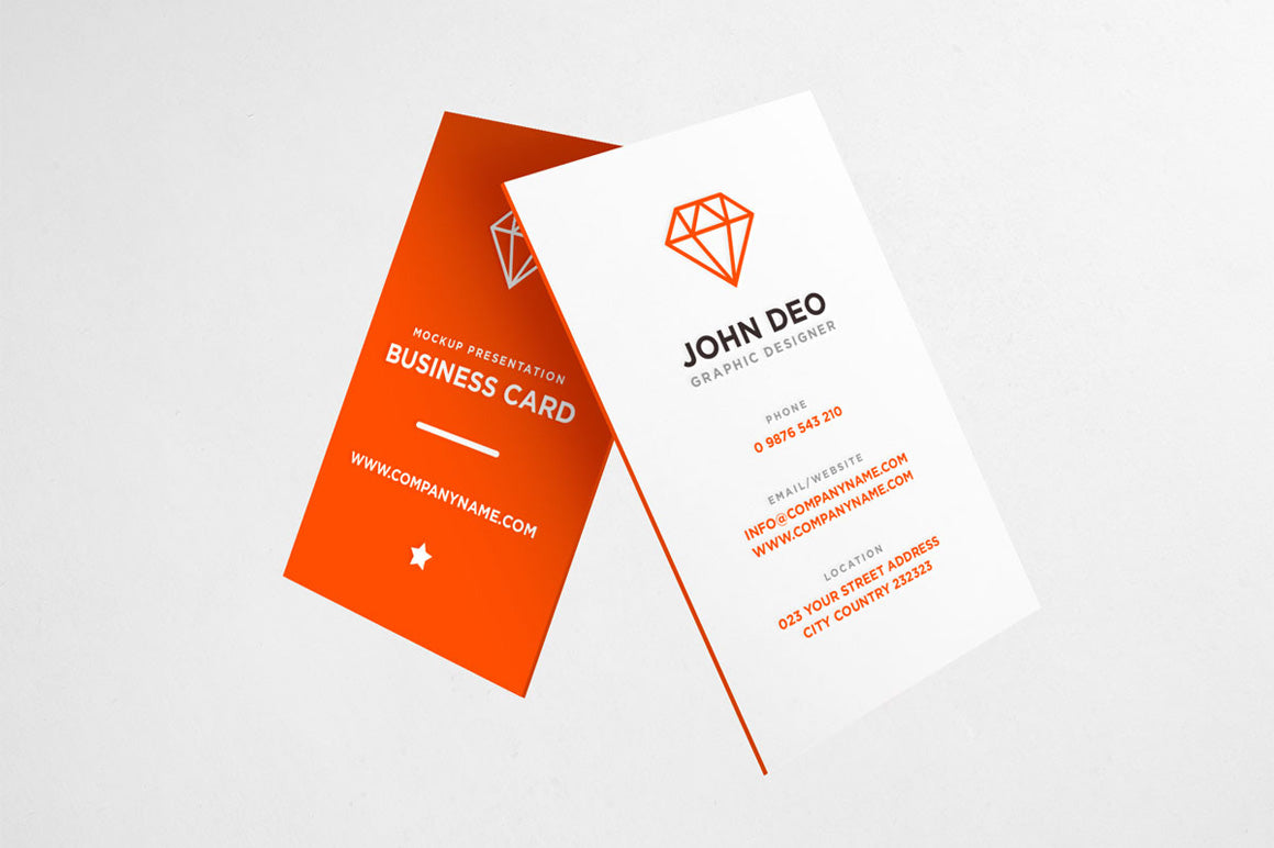 Free Business Card Mockup Vol.2