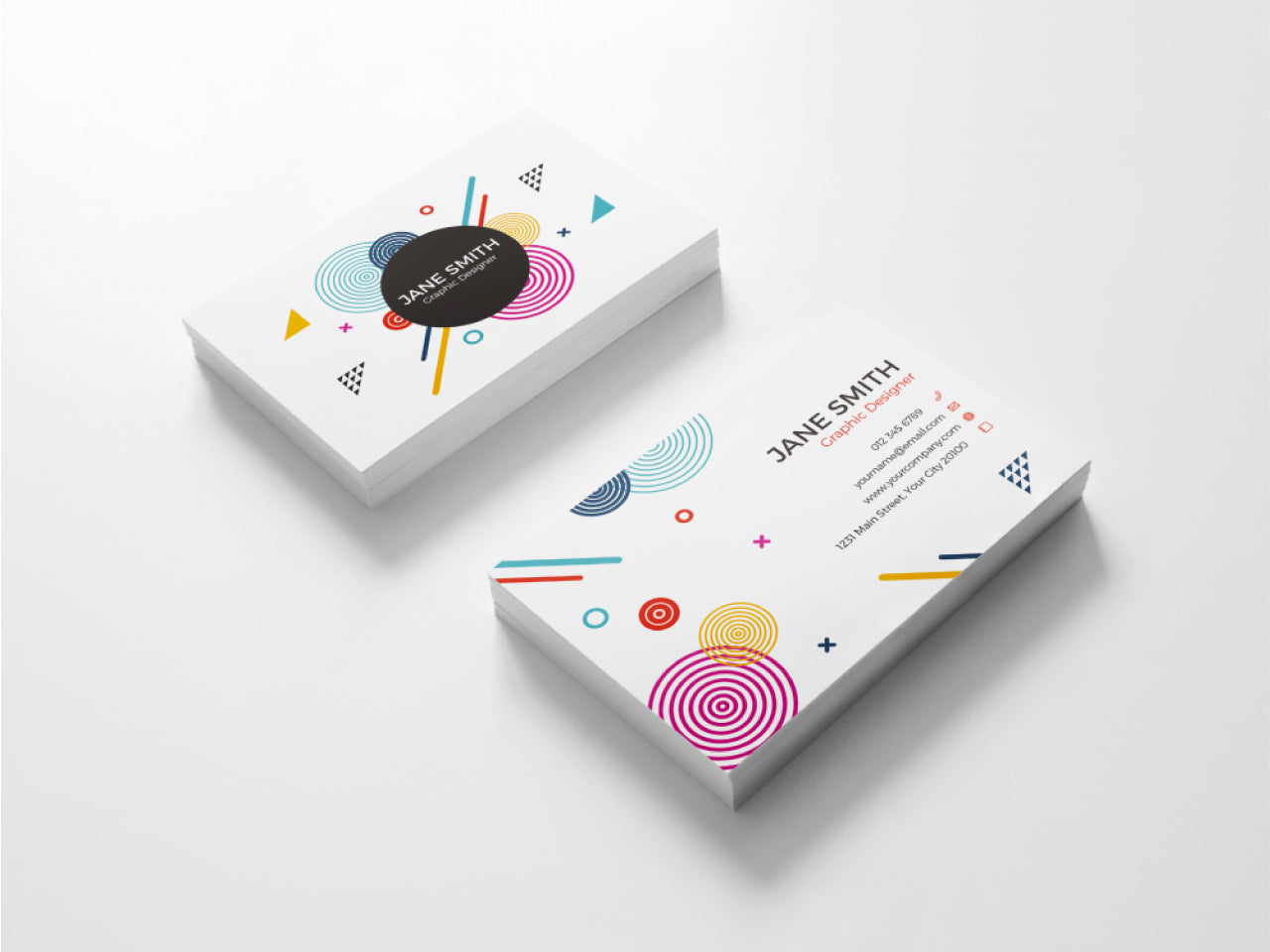 Free Business Card Mockup Collection PSD