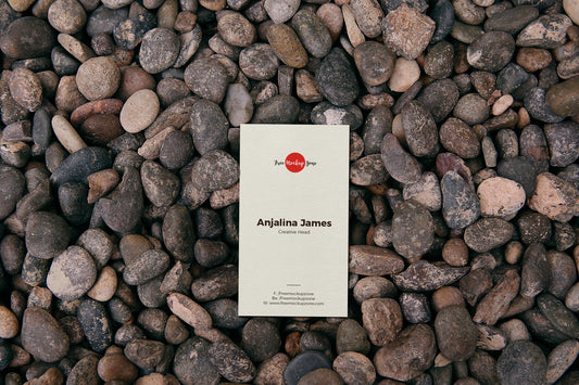 Free Business Card On Stones Mockup Psd