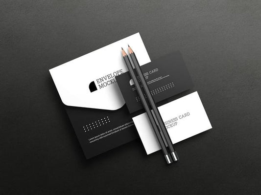 Free Business Card With Envelope Mockup Psd