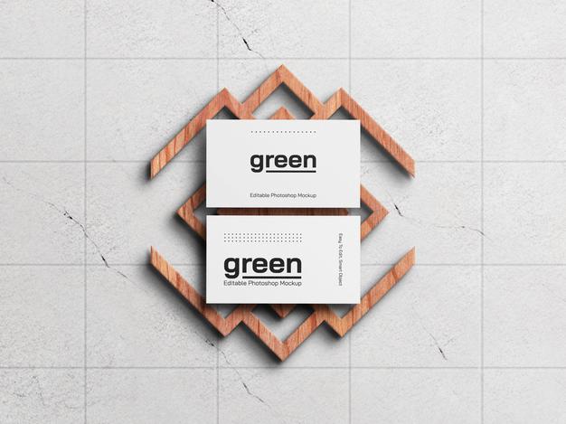 Free Business Cards Mockup Psd