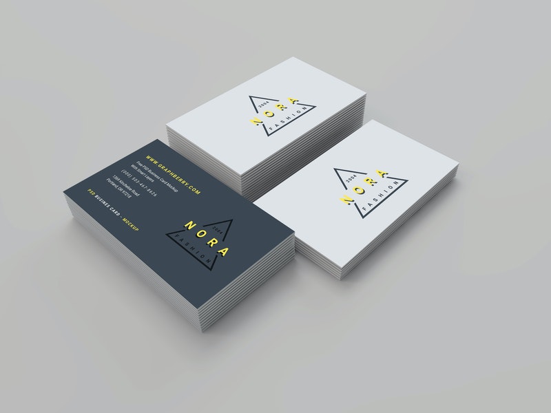 Free Business Cards Mockup Vol.14