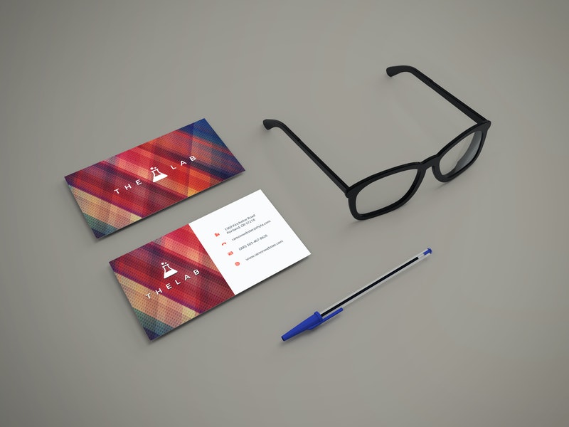 Free Business Cards Mockup Vol.18
