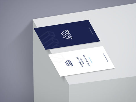 Free Business Cards On Box Mockup