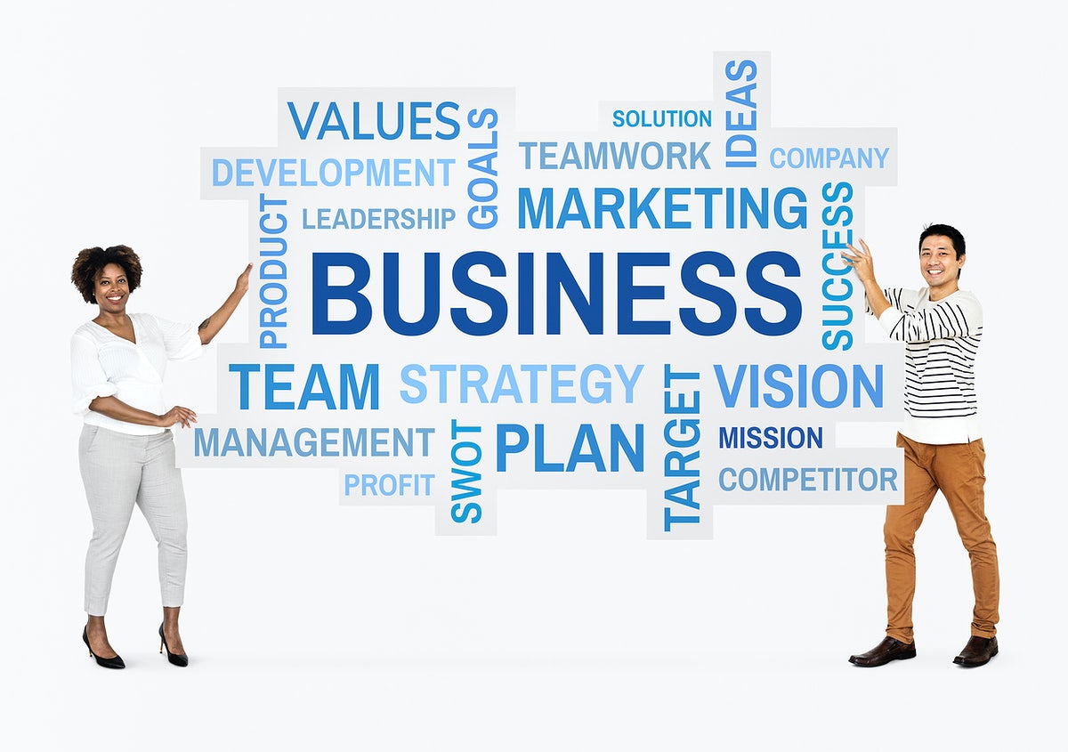 Free Business Team With A Strategy