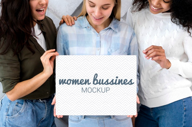 Free Business Womens With Mock-Up Psd