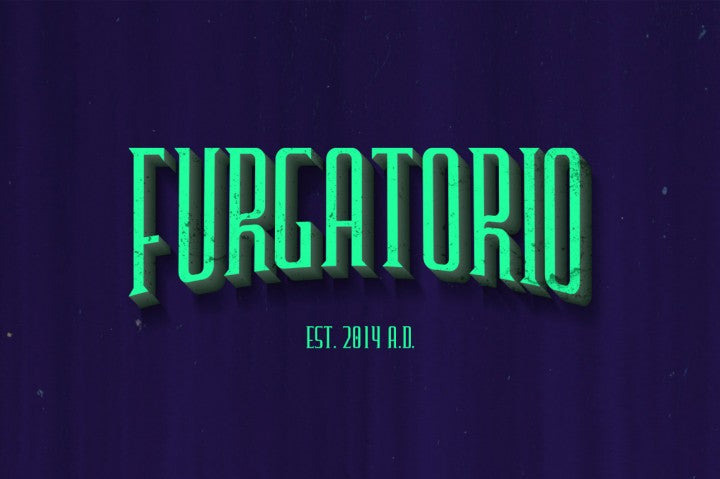Free Font Furgatorio Typeface