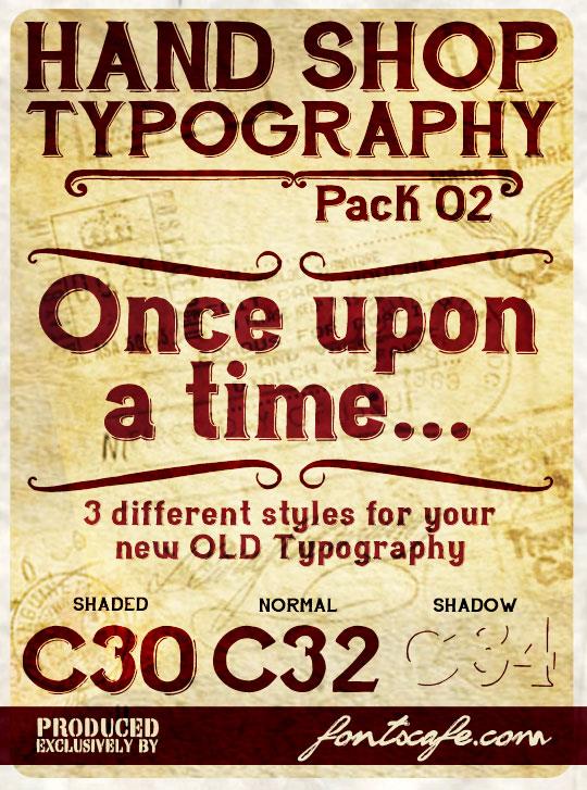 Free Hand Shop Typography C30_ Font