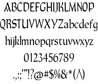 Free TaraType Font