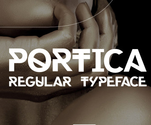 Free Portica Regular Typeface
