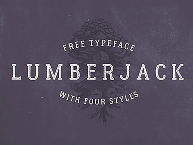 Free Lumberjack Font