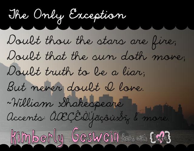 Free The Exception Font – CreativeBooster