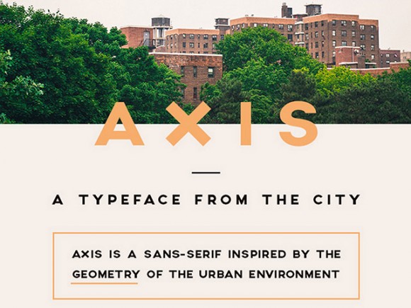 Free Axis font