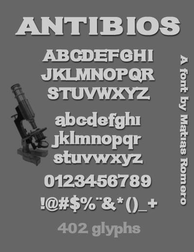 Free Antibios Font