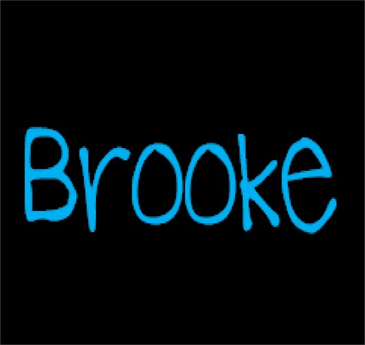 Free BrookeShappell8 Font