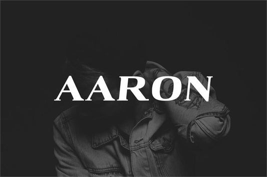 Free Aaron Black Font