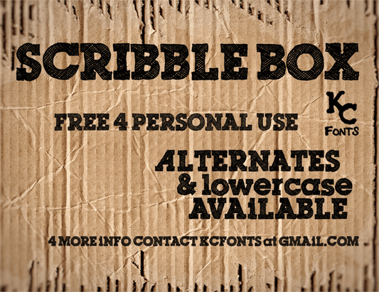 Free Scribble Box Font