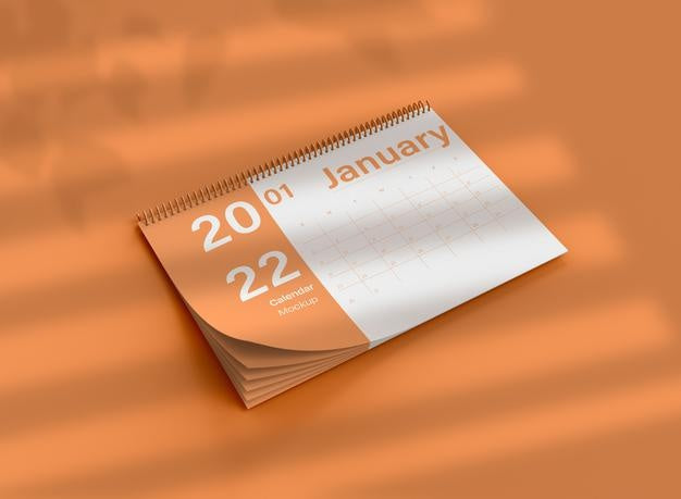 Free Calendar Mockup Psd