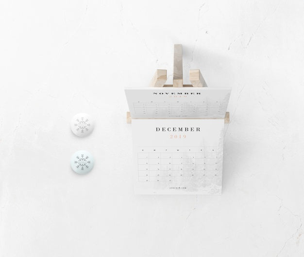 Free Calendar On Painting Miniature Support Psd