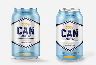 Free Can Mockup