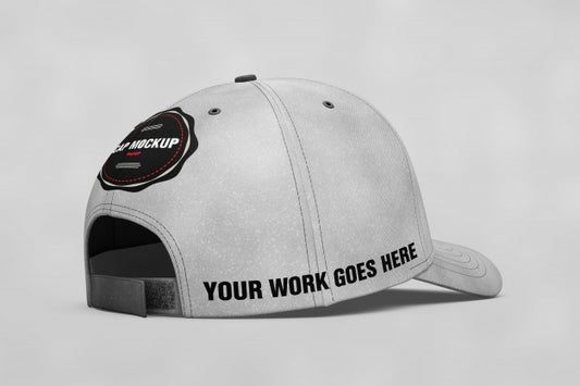 Free Cap Mock Up Back View Psd