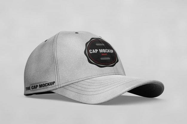 Free Cap Mock Up Lateral View Psd