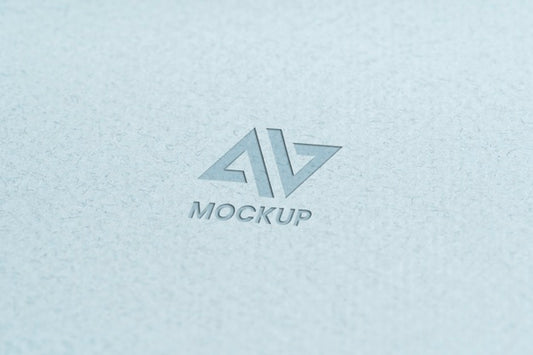 Free Capital Letter Mock-Up Logo Design Psd