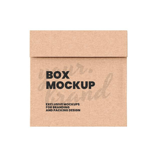 Free Cardboard Box Mockup Template Psd