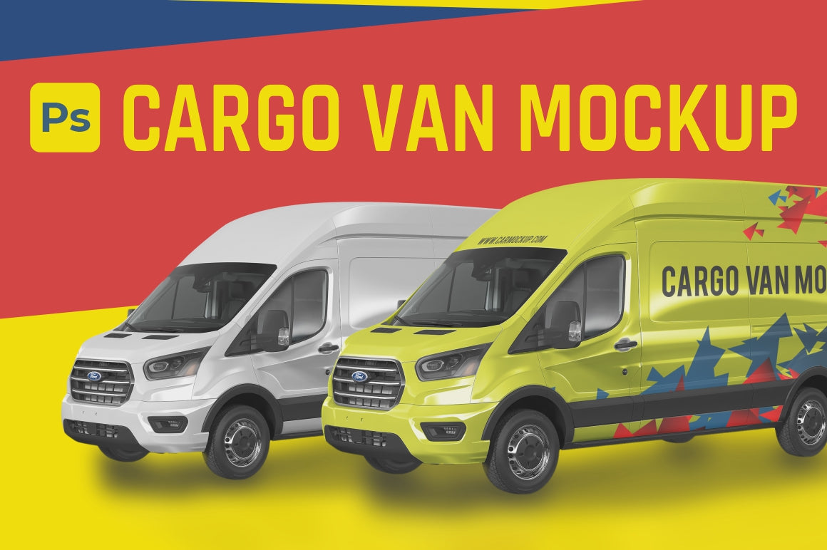 Free Cargo Van Mockup