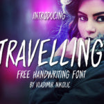 Free Travelling Brush Font