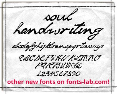 Free soul handwriting_free-version Font