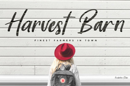 Free Harvest Barn Font Demo